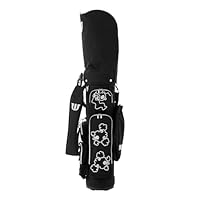 MU SPORTS ゴルフキャディバッグ 幾何学模様 M・U SPORTS 2025年 秋冬新作 MU MUスポーツ ゴルフバッグ